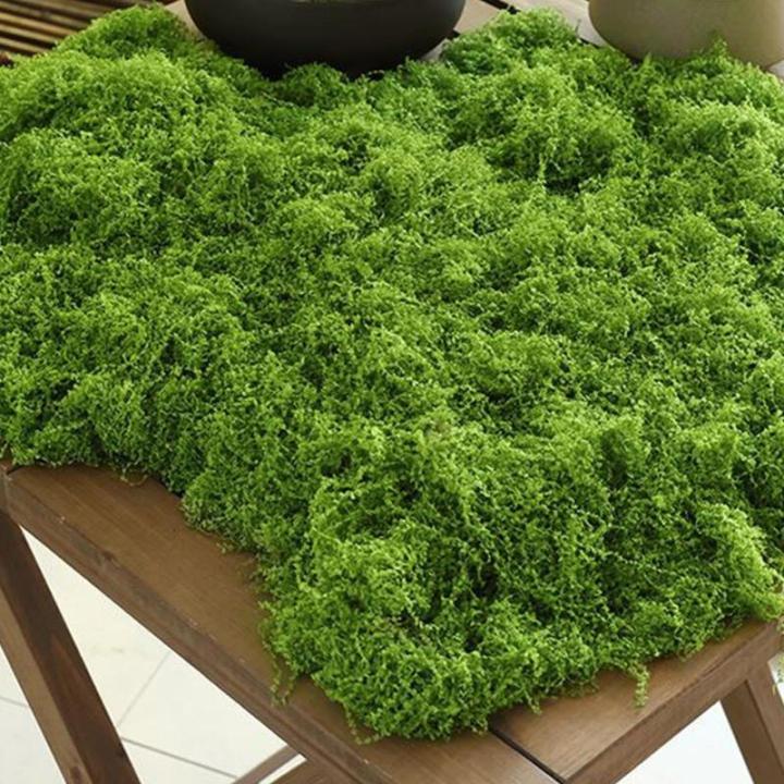 Kunststoff-Gartengras – synthetischer Rasenbelag, luxuriöse Wolle wie künstliches Moos | Künstliche Moos-Modellierungsprojekte, Bastelarbeiten, Graskränze, Tischdecken, Matte