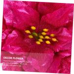 21 STK künstliche Blumen für Weihnachtsbaum gefälscht funkeln Hochzeitsdeko weihnachtsdeko kunstpflanze künstliche Pflanzen glitzernde weihnachtsblume Weihnachtsglitzerblumen S