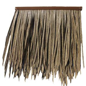 Simulatie strobaksteen dak kunstmatige stro stro tegels plam, decoratie stro dak voor Tiki-hutten bar tuin terras dek paviljoen muur (grootte: 6 stuks, oud stro)