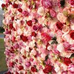 Rosenwand-Simulationshintergrundwand, Hochzeitsdekorationshintergrund-Rosenwand, Für Einkaufszentrum Im Freien Hintergrund Home Party Wedding Backdrop(2.4 * 2.4m/7.8 * 7.8ft)