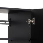 HangUps Oberer Aufbewahrungsschrank, 91,4 cm, Schwarz