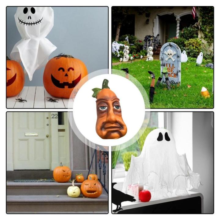 Ausdrucksstarke Halloween-Kürbisse – kürbiss-Gesichtsdekoration, Halloween-ausdrucksstarker kürbiss | Dekorativer kürbiss, Halloween-Außendekoration Aus Harz, Kürbisdekorat