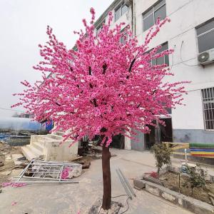 Kunstmatige Kersenbloesem Bomen Kunstmatige kersenbloesembomen, prachtige roze nep Sakura-bloem, zijde en plastic bloem voor bruiloft, hotel, restaurant, salon Roze (Size : 2.5x2m/