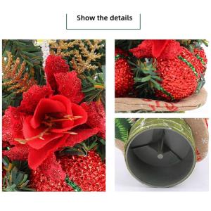 5 Stück Weihnachtsbaumschmuck Mit Funkelndem Zubehör Tischdekoration Aus Tannennadeln Festliche Dekoration Für Zuhause Und Büro