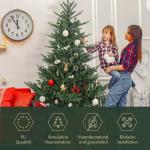 Kunstkerstboom 210 cm met natuurgetrouwe spuitgietelementen, snelle montage door klapscherm, kunstkerstboom (diameter ca. 150 cm, extra groot)