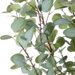Eucalyptus Kunstplant, 150 cm, eucalyptus, decoratie voor binnen en buiten, moderne decoratie, , plastic planten in pot, voor thuis, slaapkamer, kantoor, tuin (2 stuks)