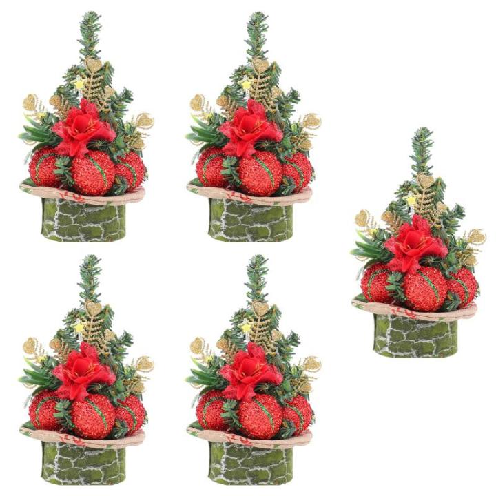 5 Stück Weihnachtsbaumschmuck Mit Funkelndem Zubehör Tischdekoration Aus Tannennadeln Festliche Dekoration Für Zuhause Und Büro