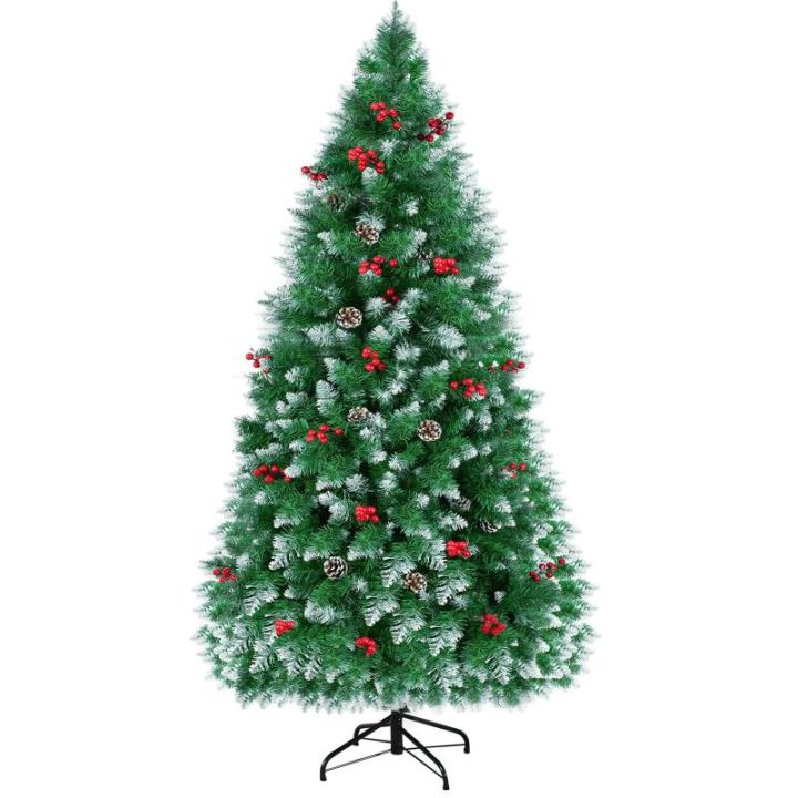 Kunstkerstboom, 180 cm, kunstdennenboom, met 1200 takken, incl. standaard voor kerstboom, kerstboom