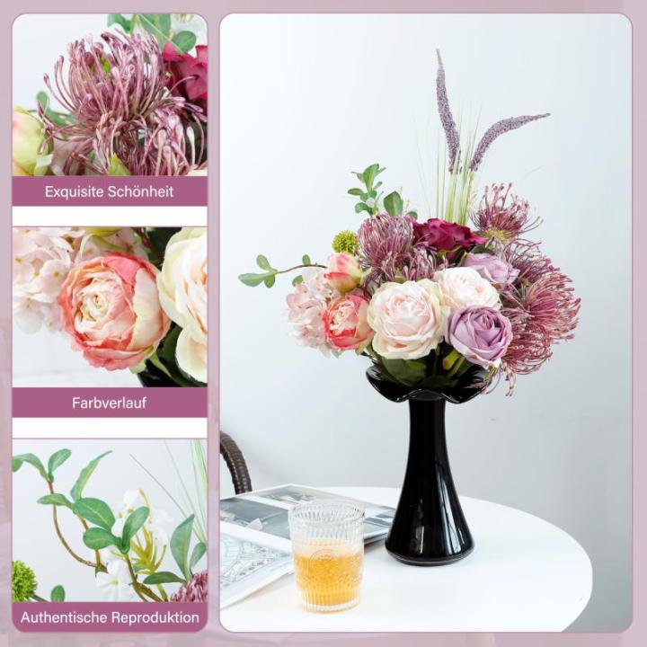 als echt - boeket van voor bruiloftsfeest, tafeldecoratie, bloemstuk thuis, , groot boeket voor jezelf, familie, vrienden, moeder