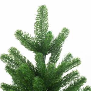 Künstlicher Weihnachtsbaum mit Beleuchtung & Kugeln Christbaum Tannenbaum Kunstbaum Weihnachten Künstlicher Weihnachtsbaum für Weihnachtsdeko150 cm Grün Rosa