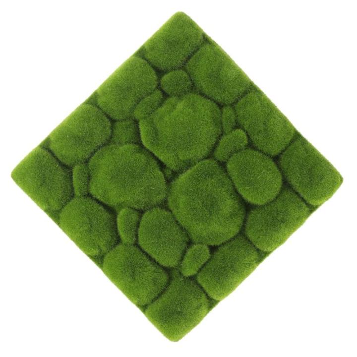4 stuks gesimuleerd mosschuim, wandachtergrond, mostetische kamerdecoratie, wanddecoratie voor woonkamer, kunstmosrotsen, groen, kersenscherm
