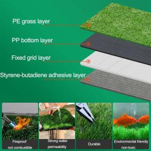 Hochwertige Kunstrasenmatte für Hunde, Haustiere, Gartenlandschaft, Innen- und Außenbereich, synthetischer Astroturf-Teppich für Terrasse, Spielplatz, Astroturf für maximale Ha