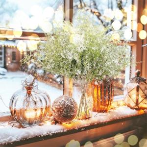 8 Stück künstliche Tannenzweige mit funkelnden Pailletten, Weihnachtszweige mit abnehmbarem Design für DIY, üppige und biegsame Faux Kiefer Picks für Heimdekoration