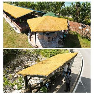 Künstliches Strohdach, Künstliche Strohrolle, Synthetisches Palmenstroh, Synthetisches Strohdach, Synthetisches Reetdach, Für Garten Terrasse Bar Hütte Pavillons Ssonnenschirm 