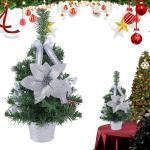 Künstlicher Tisch-Weihnachtsbaum, Weihnachtsbaum,Startseite Künstliche Kiefer für Tisch | Weihnachtskiefernbaum mit gewebter Basis für Fenster, Wand, Baum,