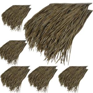 Simulations-Strohziegel-Dach-Upgrade,Künstliche Plam-Stroh-Strohdachziegel,Keine Wartung, für Tiki-Bar-Zubehör,Gartenterrasse,Pavillons,Wandhäuser (Größe: 30 Stück,Farbe: Fe