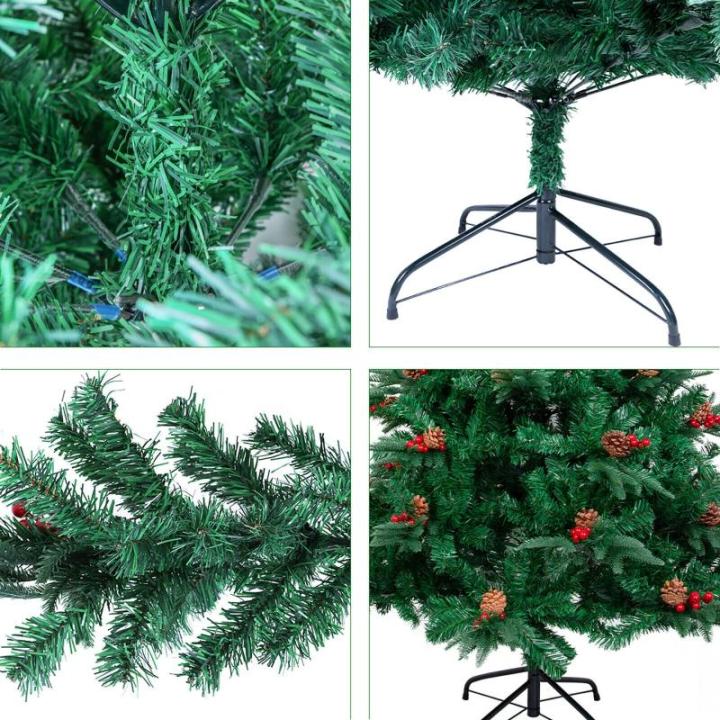 Künstlicher Bleistift-Weihnachtsbaum, 2,1 m, künstlicher Weihnachtsbaum, grün, Festliche Dekoration, buschiger Weihnachtsbaum für den Innenbereich, für Partydekoration (Größ