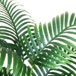 Kunstpflanzen Groß Areca Kunstpalme 90 cm im Topf Künstliche Pflanze Tropical Hawaii Grün Fake Plant für Schlafzimmer Büro Garten Hochzeit Party Deco (1 Stück)