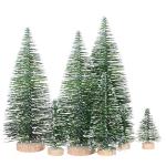 24 Stück Mini Weihnachtsbaum 4.5CM Grün Künstlicher Tannenbaum Klein Christbaum Modell Schnee Frost Bäume Miniatur Tanne Tischbaum Weihnachtsschmuck Desktop Ornamente für DIY 