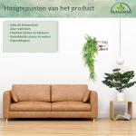 Kunstmatige hangplant, keuze uit afmeting en set, set van 4, 120cm