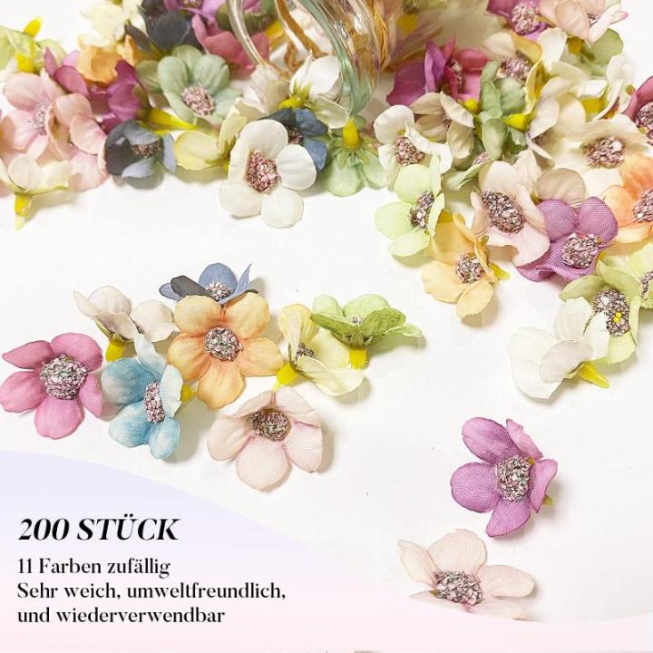 Daisy Kunstmatige madeliefjes, 200 stuks, voor bruiloft, feest, doe-het-zelf decoratie