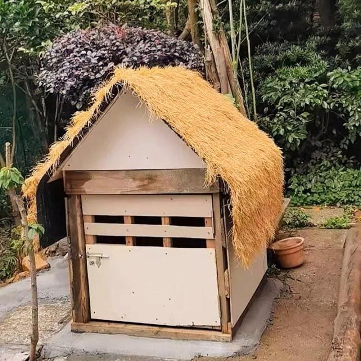 Künstliche Strohdach Fliese, Synthetische Strohgras-künstliche Palmen-strohrollen, Künstliche Strohdachabdeckung, Künstlichen Kunststoff Stroh Für Bar Garten Terrasse Pavillon