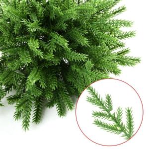 60 stuks dennentakken, kunstmatige dennentakken, dennennaalden, takken voor Kerstmis, krans, kerstboom, huistuin, decoratie, adventskrans, decoratie