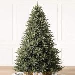 Künstlicher Weihnachtsbaum aus Fichte, unbeleuchtet, dichter, realistischer Weihnachtsbaum aus PVC für die Dekoration im Freien zu Hause oder im Büro, hochwertiger, modis，Gree