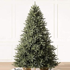 Künstlicher Weihnachtsbaum aus Fichte, unbeleuchtet, dichter, realistischer Weihnachtsbaum aus PVC für die Dekoration im Freien zu Hause oder im Büro, hochwertiger, modis，Gree