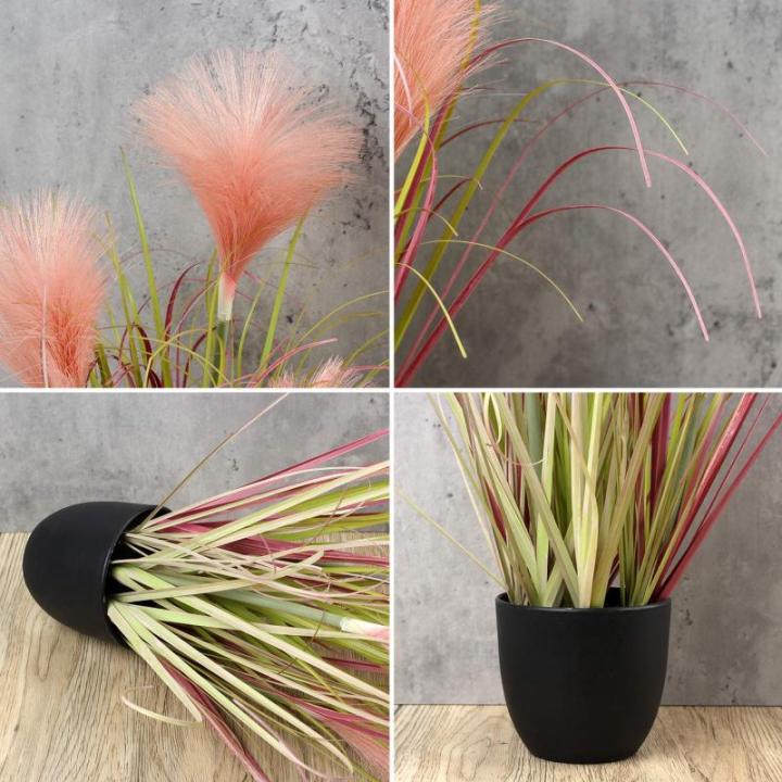 Kunstgras, kunstplant, gras, hoog in pot, grasarrangement, , solitair gras, siergras, decoratieve plant, kunstgras, tafeldecoratie, roze