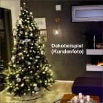 Premium kerstboom 240 cm – helder licht – kunstmatige kerstboom – met 70 leds – onechte dennenboom – PE-kerstboom