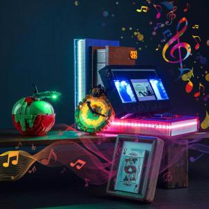 Muziekversie led-lichtset compatibel met Lego 43227 Villain Icons Disney Classic videocassette (geen model), decoratieverlichtingsset voor Disney Classic Video Tape Creatief cadeau