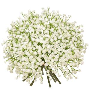 Gypsophila, 10 stuks, , net als echte kunsttak, boeketten voor bruiloft, feest, thuisdecoratie