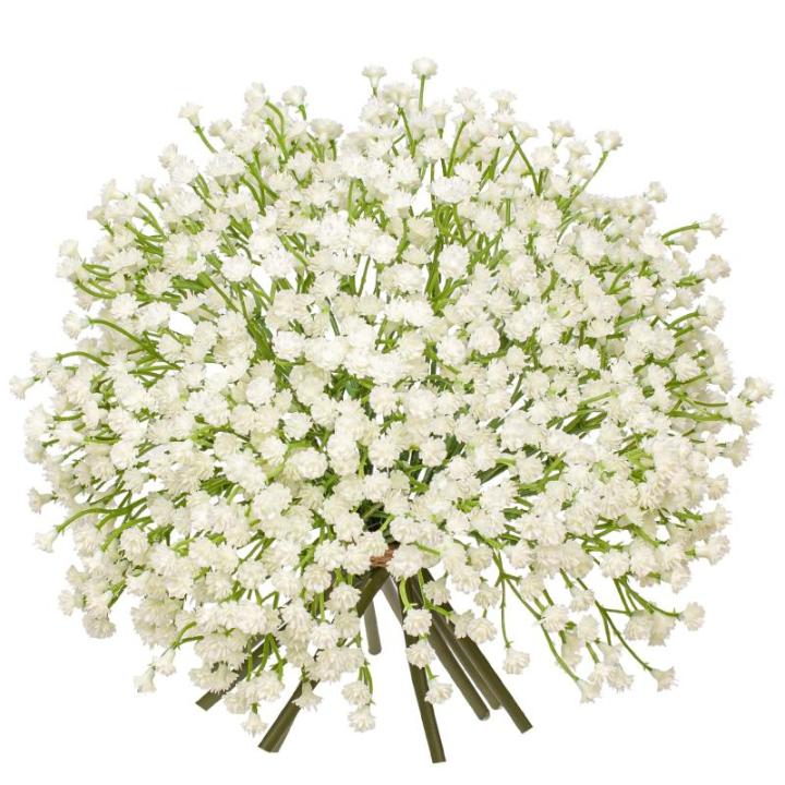 Gypsophila, 10 stuks, , net als echte kunsttak, boeketten voor bruiloft, feest, thuisdecoratie