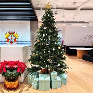 Weihnachtsbaum mit Lichtern, Tannenbaum Künstlich, Dichten Zweigen Und Faltbarem Ständer, Weihnachtsbaum for Zuhause, Büro, Party-Dekoration, Einfache Montage(180cm5.9ft)