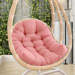 Komfortables Polster für Hängestühle, Weiches Sitzkissen für Schaukelstühle Im Freien, ROSA