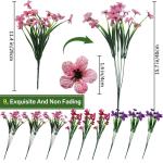 9 bundels zoals echt balkon, , weerbestendig, kunstplanten, buiten, uv-bestendig, balkonbloemen voor balkon, decoratie, tuin, outdoor