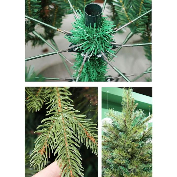 Künstlicher Weihnachtsbaum aus Fichte, aufklappbar, mit Metallständer, ideal für Zuhause, Büro, Geschäfte und Hotels, festliche Weihnachtsdekoration