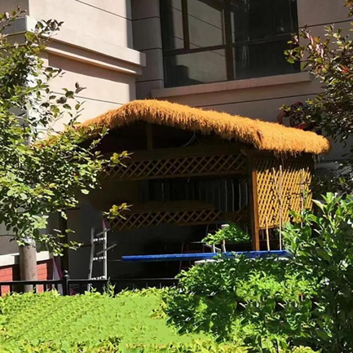 Künstliches Strohdach, Synthetisches Stroh, Künstliche Strohrolle, Künstliches Strohschuppendach, Synthetisches Strohgrasdach, Simulierter Strohteppich, Für Garten Ssonnenschir