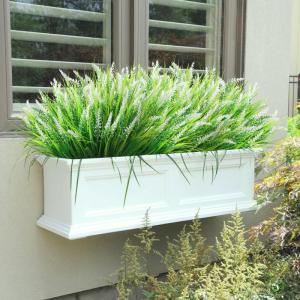 8 bundels , lavendel, outdoor, kunstbloemen, zoals echt weerbestendig, uv-bestendig, struiken, namaakbloemen, kunstbloemen, kunstbalkonplanten, decoratie voor tafel, raam,