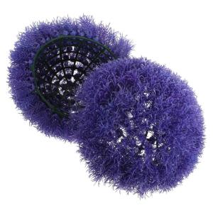 Ball Aus Kunstrasen Künstliche Pflanzenkugel Topiary-Ball Pflanzenkugeln Aus Grünem Gras Deckengras-kugeldekor Buchsbaum Kugel Dekorative Hängende Kugeln Mooskugeln Plastik Viol