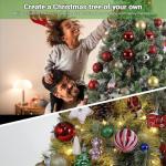 Nordmanntanne Kunstkerstboom, Levensechte Voorbehandelde Dennennaalden, Kerstboom met Handgemaakte Houten Standaard, Vakantie Decoratie voor Thuis en Winkel, 200 Warm Witte Lampjes