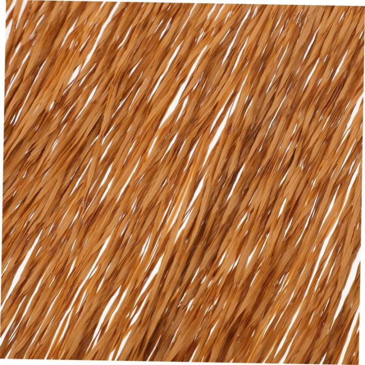 5 Stück Simuliertes Stroh Künstliches Strohdach DIY Dach Garten Strohdach DIY Künstliches Strohdach Simulierte Strohmatte Synthetisches Strohdach Lebensechtes Stroh