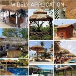 Künstliche Mexikanische Strohrolle Strohdachdekoration, Tiki-Bar-Hütten-Grasdachdekor, Künstliche Palmenstrohrolle Im Mexikanischen Stil Für Bar-Hütten-Gartenterrassen-Schirmb