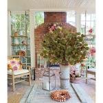 6 stuks kunsttak eucalyptus kunstdecoratie, groene eucalyptusbladeren, herfstdecoratie voor bruiloft, tafelopzetstuk, bloemstuk, herfstdecoratie