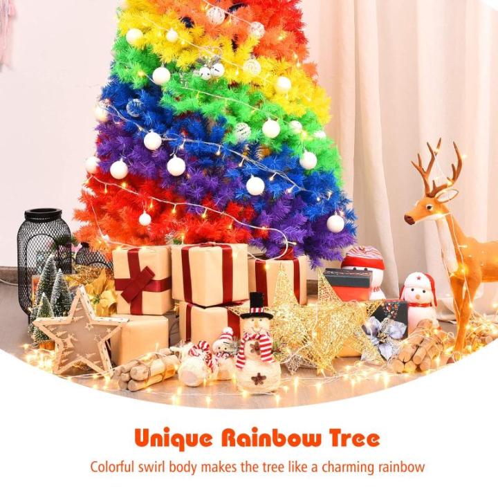 Weihnachtsbaum künstlicher Baum, Künstlicher Regenbogen-Weihnachtsbaum
