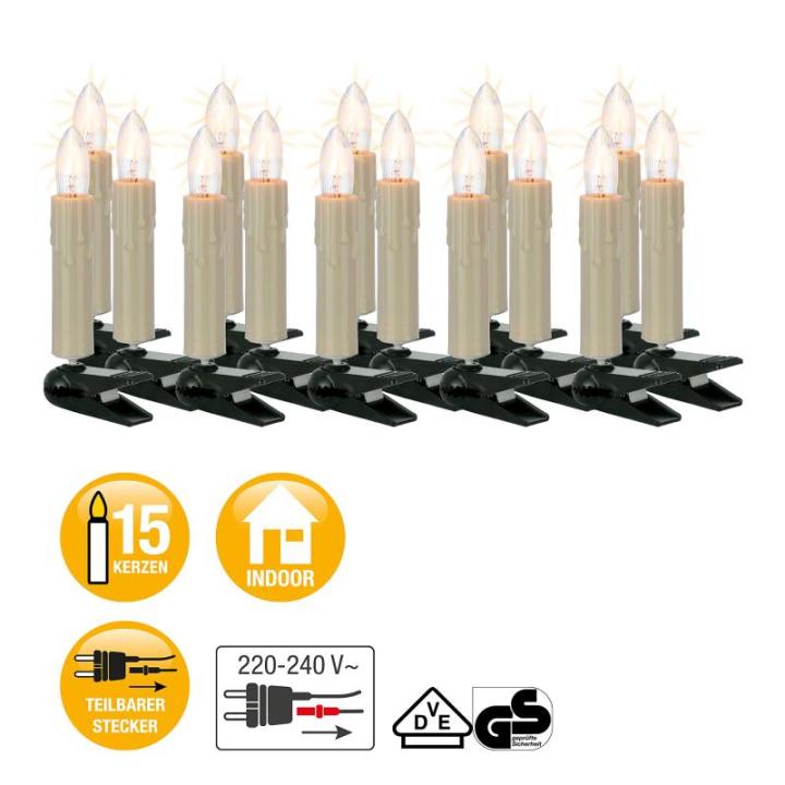 811575 decoration lighting Ivory 15 lamp(s) - 811575, Ivory, 15 lamp(s), 12.8 m, 3 m, 70 cm