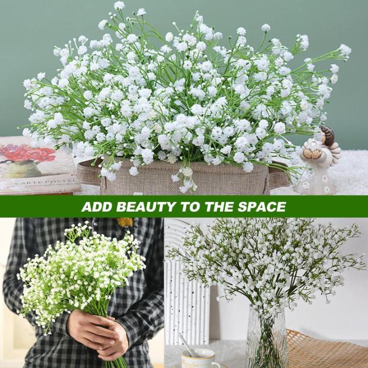 Gypsophila Kunstmatige Gypsophila , 6 stuks, voor bruiloft, huisdecoratie