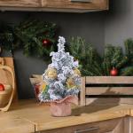 Small Christmas Tree for Home | Table Centerpiece Christmas Tree | Holiday Home Accents, Charming Tabletop Christmas Tree, Burlap Base Tree, Seasonal Table Centerpieces