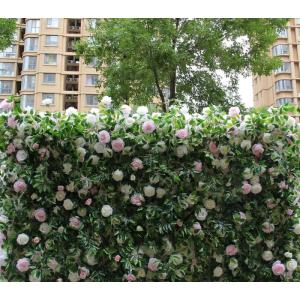 Blumen-Wandpaneel-Set, Künstlicher Wandblumen-Hintergrund, 3D-Seiden-Hortensien-Rosen-Blumenpaneel Für Fotohintergrund, Zuhause, Party, Hochzeit, Hintergrunddekoration(2M*2M)